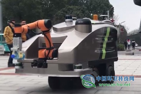 5G來了！中聯(lián)環(huán)境環(huán)衛(wèi)智慧機(jī)器人作業(yè)集群落地長(zhǎng)沙